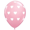 Balony lateksowe z serduszkami walentynki 5 sztuk